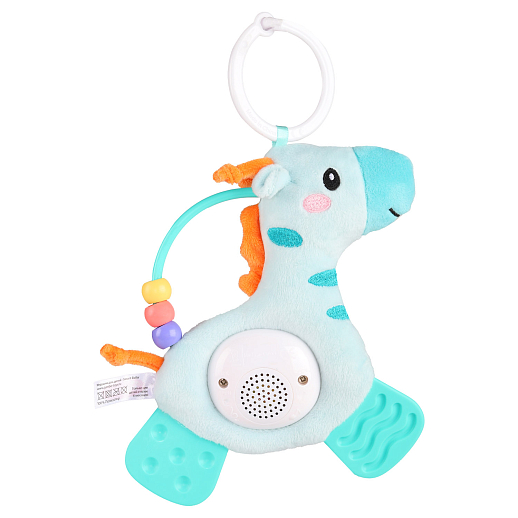 ТМ "Smart Baby" Подвеска музыкальная с прорезывателем "Жираф", 11 звуков, сказок, мелодий, потешек, в/к 18x8x28 см в Джамбо Тойз #4