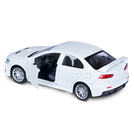 ТМ "Автопанорама" Машинка металлическая, 1:41, Mitsubishi Lancer Evolution, белый, откр. двери, в/к 17,5*12,5*6,5 см в Джамбо Тойз #12