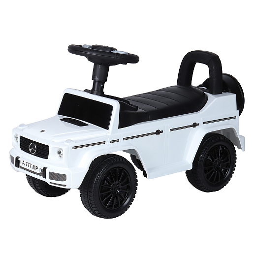 Лицензионная машинка-толокар “Mercedes-Benz”, звук, цвет белый, в/к 65,5х31х30см в Джамбо Тойз