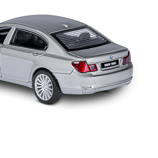 ТМ "Автопанорама" Машинка металлическая 1:46 BMW 760 LI, серебряный, откр. двери, инерция, в/к 17,5*12,5*6,5 см в Джамбо Тойз #15