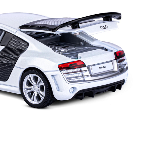 ТМ "Автопанорама" Машинка металл.,1:32 Audi R8 GT, белый, инерция, свет, звук, откр. двери, в/к 17,5*13,5*9 см в Джамбо Тойз #17