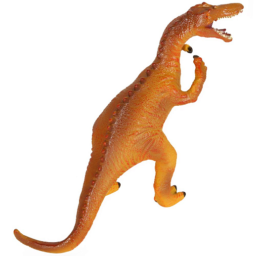 ТМ "КОМПАНИЯ ДРУЗЕЙ", серия "Животные планеты Земля". Динозавр с чипом, звук - рёв животного, эластичная поверхность с шероховатостями, мягкий наполнитель, бирка, 25.5X11.0X13.5 в Джамбо Тойз #3