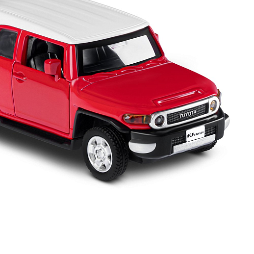 ТМ "Автопанорама" Машинка металлическая 1:43 Toyota FJ Cruiser, красный, откр. двери, инерция, в/к 17,5*12,5*6,5 см в Джамбо Тойз #15