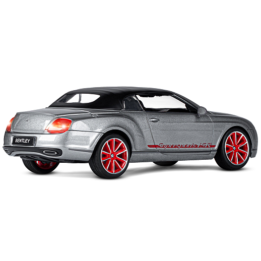 ТМ "Автопанорама" Машинка металлическая 1:24 Bentley Continental Supersports ISR, серый металлик, откр. двери, капот и багажник, свет, звук, свободный ход колес, в/к 24,5*12,5*10,5 см в Джамбо Тойз #11