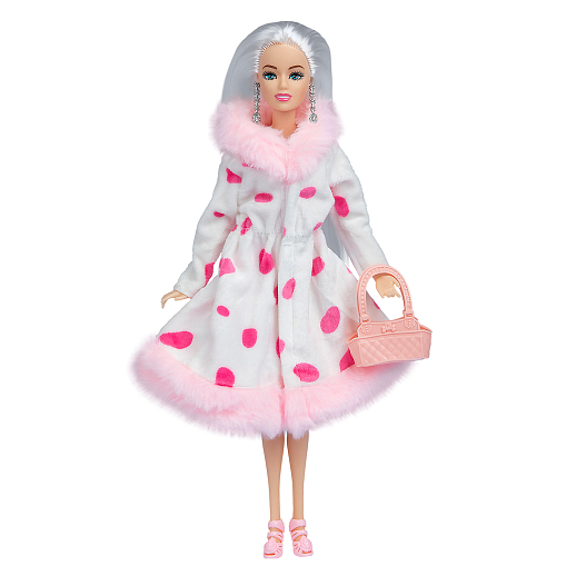 Кукла, цвет шубы бело-розовый, в/к 11х5,3х32,5 см в Джамбо Тойз #3