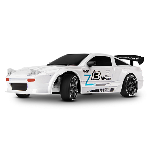 Р/у машинка для дрифта М1:24,2.4GHz,4WD,сменные шины 4шт., конусы 8шт.,свет,с аккум.,цвет белый,в/к 22,5*22,5*7,5см в Джамбо Тойз #7