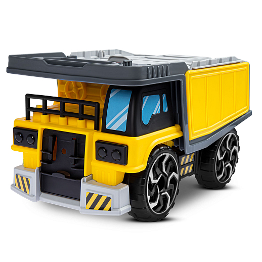 Карьерный самосвал с набором транспорта, раскладывается в стройплощадку, в комплекте: 5 машинок, 1 экскаватор, 1 вертолет, в/к 46,3*16*30,5 см в Джамбо Тойз #10