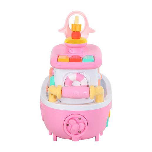 ТМ "Smart Baby" Развивающая игрушка "Кораблик" цвет розовый, 29 звуков, стихов, мелодий. Сказки и потешки. Свет, звук, регулирующаяся громкость, в/к 26,5x17x26,8 см в Джамбо Тойз #4
