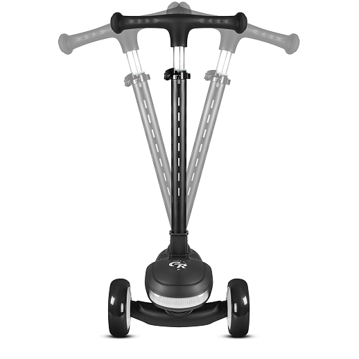 Трехколесный самокат CITYRIDE, cкладной,со светом на деке, колеса PU со светом 120*45 мм и 90*46 мм. в Джамбо Тойз #11