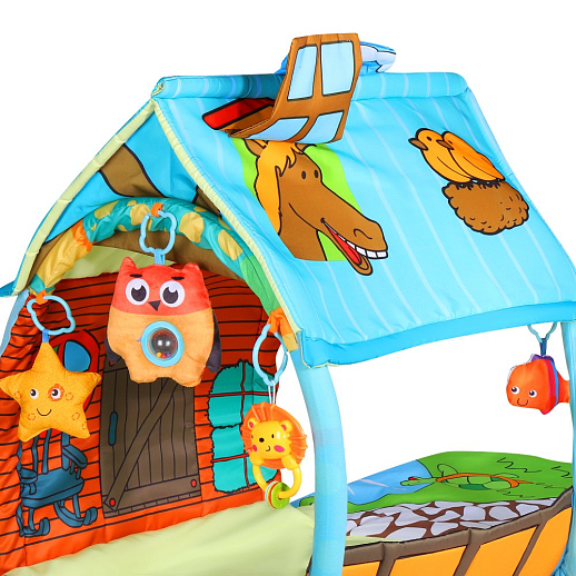 ТМ "Smart Baby" Коврик развивающий "Ферма", в/к 64,5х10х47 см в Джамбо Тойз #4