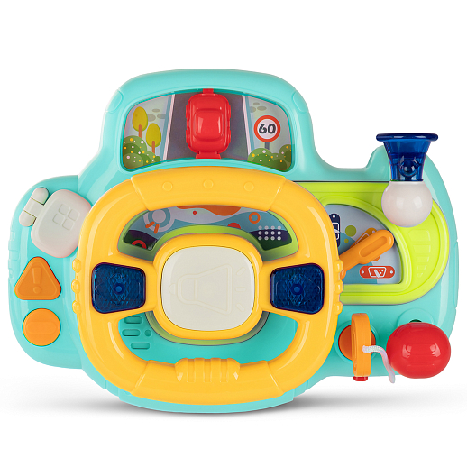 ТМ "Smart Baby" Руль музыкальный, мелодии Шаинского, свет, звук, русский язык, в/к 23,5х10х18 см в Джамбо Тойз #2