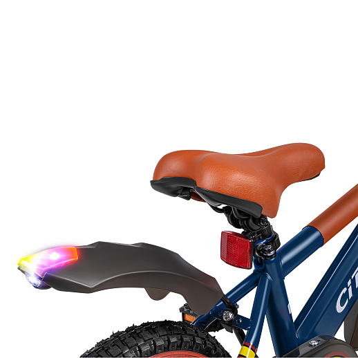 Велосипед двухколёсный CITYRIDE, модель CR-B2-07F52, колеса 12", рама сталь, колеса сталь, балансирные колеса со светом, маячок в заднем крыле, цвет синий в Джамбо Тойз #5