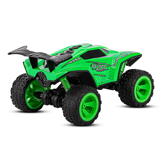 Р/У Краулер 4WD с функцией пара, подсветкой корпуса и пульта, М1:16, 2.4GHz, аккум. в компл., цвет зелёный, в/к 38*22*18,5 см в Джамбо Тойз #6