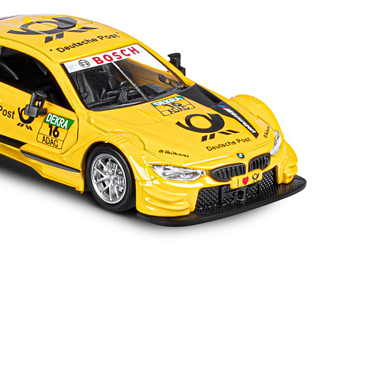 ТМ "Автопанорама" Машинка металлическая 1: 44 BMW M4, желтый, откр. двери, инерция, в/к 17,5*12,5*6,5 см в Джамбо Тойз #15