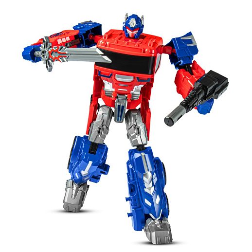 Робот-трансформер,трансформация в красно-синий тягач, цв.красный с синим, в/к 29,5*13,8*14,8см в Джамбо Тойз #5
