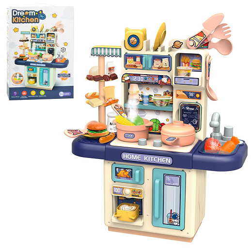 Игровой набор "Кухня мечты"(32 предмета), свет, пар, из крана течет вода, в/к 25*9*36,6 см в Джамбо Тойз