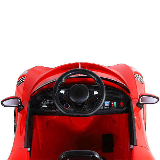 Машина на аккум. 6V4AH*2, 2 мотора, Р/У, запуск кнопкой, USB/MP3, плавн.старт, амортизация, 112*60*45 см, Цвет - красный в Джамбо Тойз #4