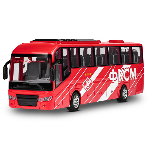 Р/У автобус Спартак, с аккум., цвет красный, в/к 40*12,5*13см в Джамбо Тойз #8