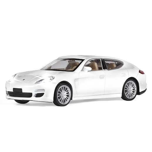 ТМ "Автопанорама" Машинка металлическая 1:32  Porsche Panamera S,белый, свет, звук, откр. двери, инерция, в/к 17,5*13,5*9 см в Джамбо Тойз #4