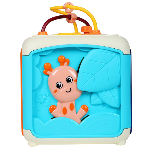 ТМ "Smart Baby" Развивающая игрушка "Умный куб" цвет оранжевый, 45 звуков и мелодий, в/к 19,5x19,5x23,5 см в Джамбо Тойз #12