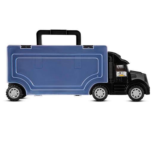 Автовоз-чемодан,в комплекте 4 машинки,свободн.ход колес,в/к 30,5*8,5*12см в Джамбо Тойз #9