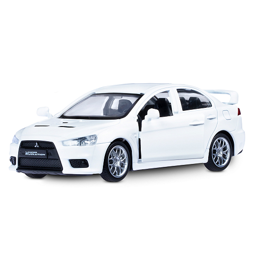 ТМ "Автопанорама" Машинка металлическая, 1:41, Mitsubishi Lancer Evolution, белый, откр. двери, в/к 17,5*12,5*6,5 см в Джамбо Тойз #5