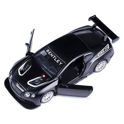 ТМ "Автопанорама" Машинка металлическая 1:43 Bentley Continental GT3, черный, откр. двери, инерция, в/к 17,5*12,5*6,5 см в Джамбо Тойз #11