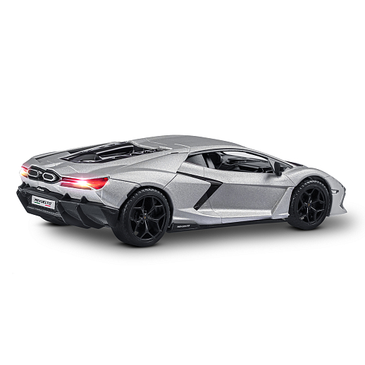 ТМ "Автопанорама" Машинка металл. 1:32 Lamborghini Revuelto, серый, инерция, откр. двери, в/к 17,5*12,5*6,5 см в Джамбо Тойз #12