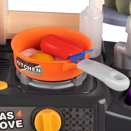 Игровой набор "Кухня", кран-помпа, имитация кипящей воды, пар, еда меняет цвет, в/к 55,5х13,5х46 см в Джамбо Тойз #5