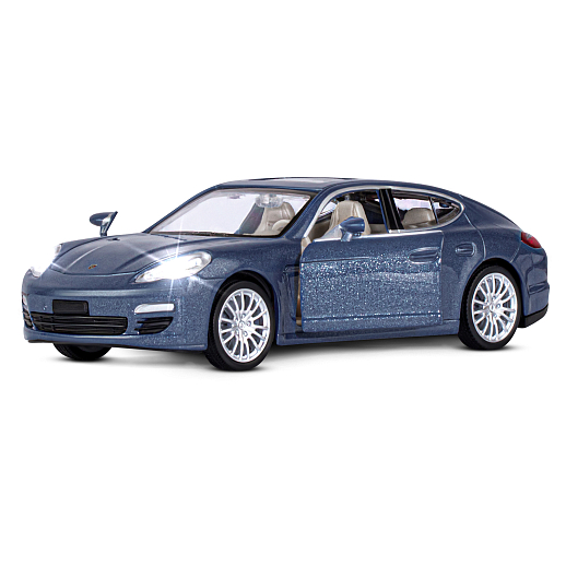 ТМ "Автопанорама" Машинка металлическая 1:32 Porsche Panamera S, синий, свет, звук, откр. двери, инерция, в/к 17,5*13,5*9 см в Джамбо Тойз #6