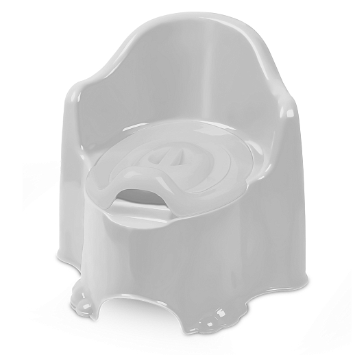 ТМ "Компания Друзей" Горшок детский № 5  серый 31,5х35х31,5 см в Джамбо Тойз