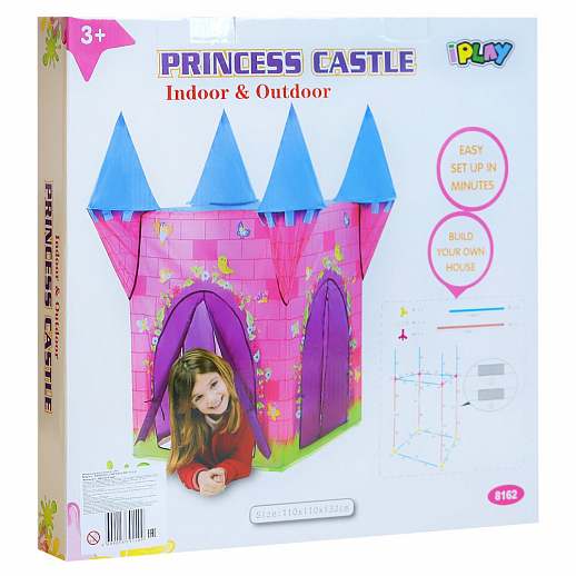 Игровой домик  "Замок принцессы", размер в игровом виде 110х110х132см,в/к 43х43х6см в Джамбо Тойз #3