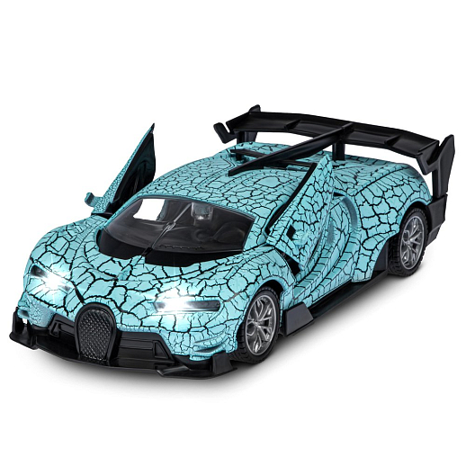 AUTODRIVE 1:24 Р/У машинка,5 каналов,двери откр. с пульта, свет, цвет голубой,в/к 28х6,5х12см в Джамбо Тойз #2