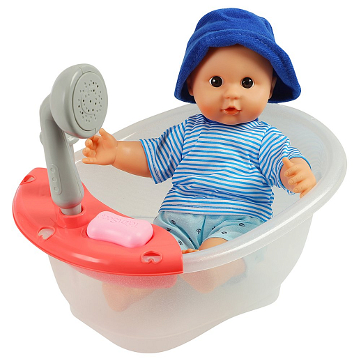 Набор "Кукла пупс с ванночкой и аксс.", в/к 30х23х24 см в Джамбо Тойз #11