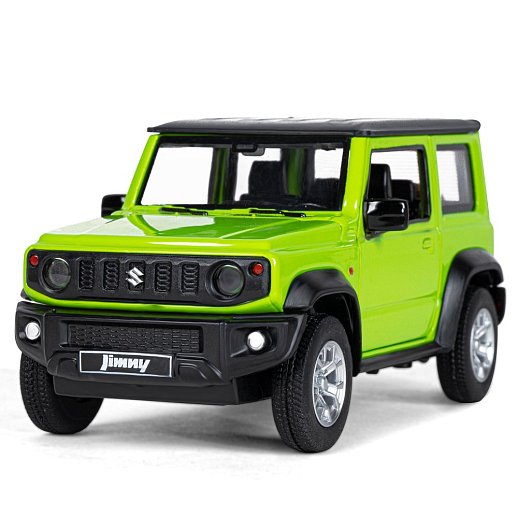 ТМ "Автопанорама" Машинка металл.1:26 Suzuki Jimny, зеленый, инерция, свет, звук, откр. двери и капот, в/к 17,5*13,5*9 см в Джамбо Тойз #5