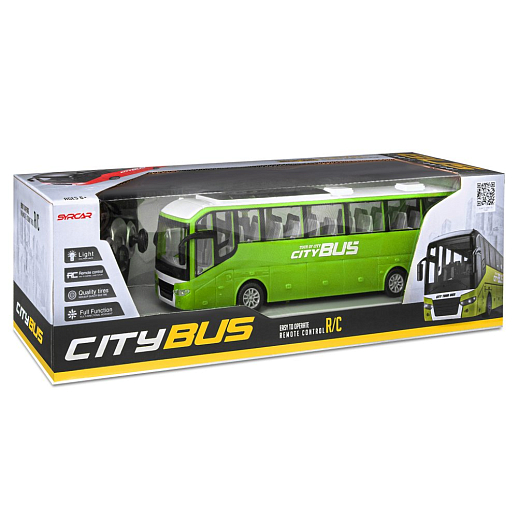 Р/У автобус,  с аккум., цвет зеленый, в/к 37,5*13,5*13,5см в Джамбо Тойз #14