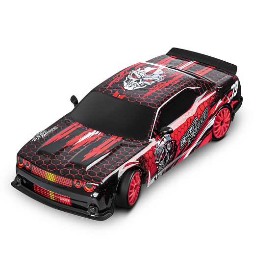 Р/У Машина для дрифта с 3D подсветкой кузова,М1:24,2.4GHz,4WD,4 доп.колеса,конусы 6шт,с аккум.,цв.красный,в/к 20,7*12,2*12,8см в Джамбо Тойз #4