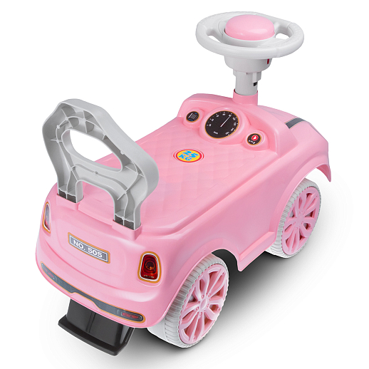 ТМ "Компания Друзей" Каталка Толокар "Город" розовая, сигнал на руле, в/к 27х27х57,5 см в Джамбо Тойз #5