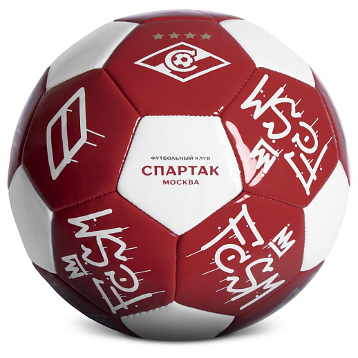 Мяч футбольный ФК Спартак, размер 5, TPU, вес 420гр, в/п в Джамбо Тойз #3