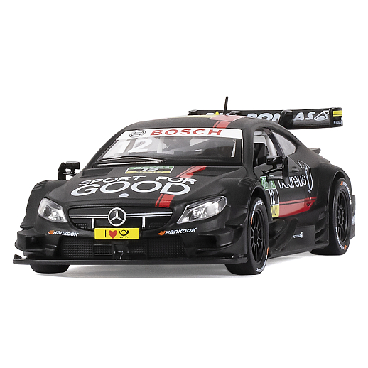 ТМ "Автопанорама" Машинка металлическая 1:32 Mercedes-AMG C 63 DTM, черный матовый, откр. двери, свет, звук, инерция,  в/к 17,5*12,5*6,5 см в Джамбо Тойз #3