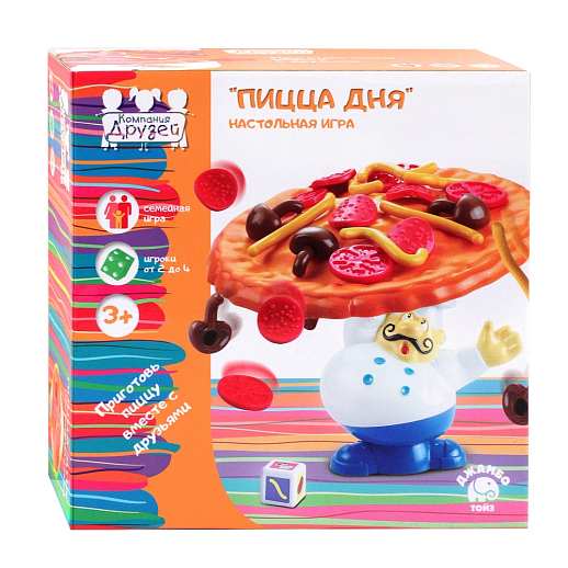 ТМ "Компания друзей" настольная игра "ПИЦЦА ДНЯ", в/к 27*11*26,5 см в Джамбо Тойз #3
