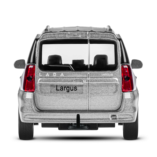 ТМ "Автопанорама" Машинка металлическая 1:43, LADA LARGUS серая, откр. 2 двери., инерция + прицеп с лодками в Джамбо Тойз #12