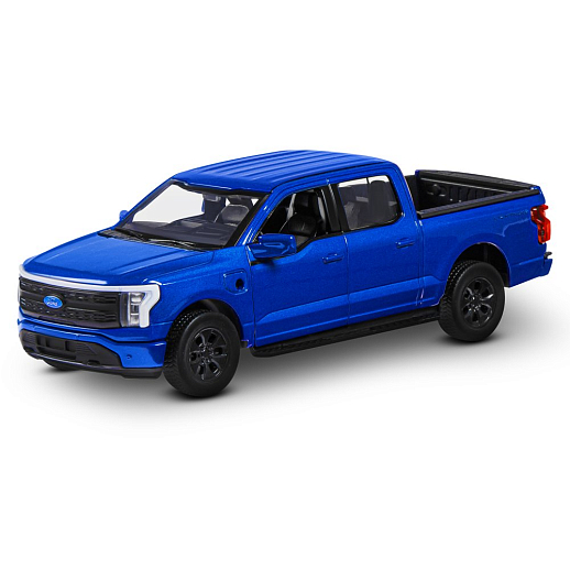Машинка металлическая 1:36 Ford F-150 с зарядной станцией, синий, свет, звук, откр. двери и капот, инерция, в/к 20,6*9,*9 см в Джамбо Тойз #15