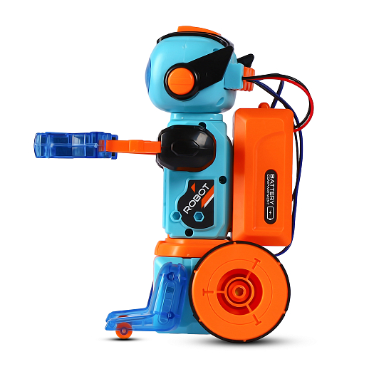 Р/у DIY робот, сборная модель, 3в1: играет в футбол/ стреляет/ захватывает и удерживает груз, движ. вперед/назад/повороты, в/к 40,5*7,3*30,3см в Джамбо Тойз #15