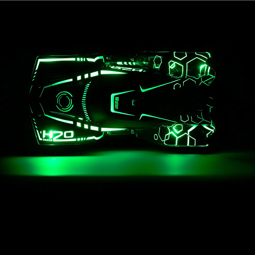 AUTODRIVE Р/У краулер с функцией пара,1:12,3D подсветка корпуса и пульта,4WD,цвет зеленый,в/к 38,5×21,5×18,5см в Джамбо Тойз #17