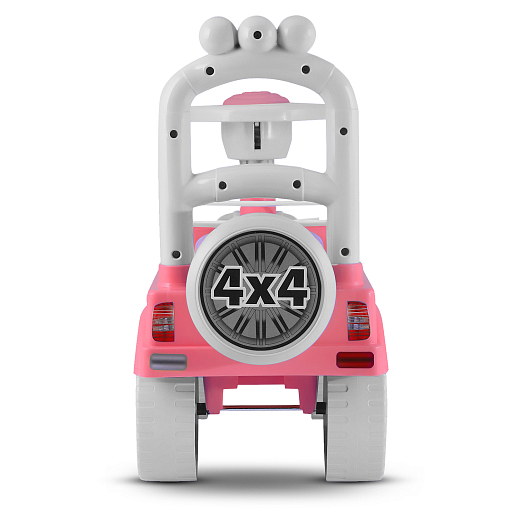 ТМ "Компания Друзей" Каталка Толокар "Внедорожник" розовый сигнал на руле, в/к 55х45х24 см в Джамбо Тойз #5