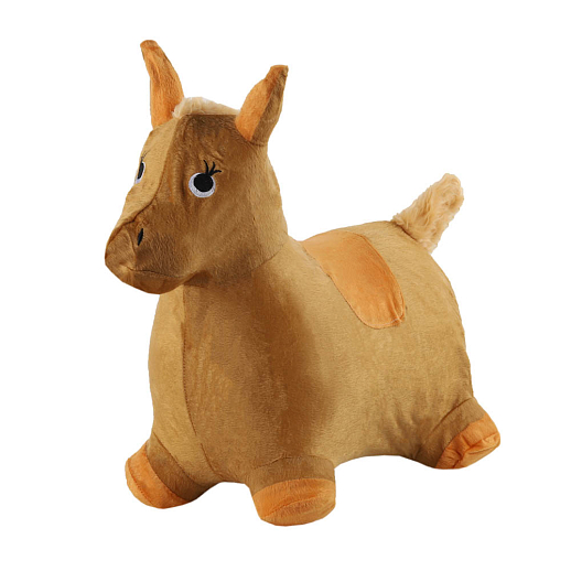 Животное-прыгун "Лошадь", ПВХ, плюш. чехол, в/п 52*48*26 см в Джамбо Тойз