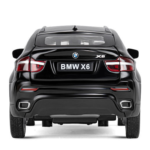 ТМ "Автопанорама" Машинка металлическая 1:32  BMW X6, черный, свет, звук, откр. двери, капот и багажник, инерция, в/к 17,5*13,5*9 см в Джамбо Тойз #10