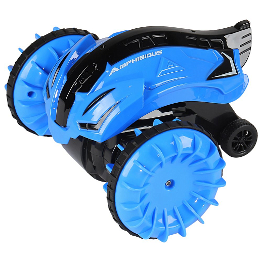 Р/у Машина-перевертыш Амфибия, 2.4G, в компл. зарядное устройство, синий, в/к 28,5х18х16 в Джамбо Тойз #3
