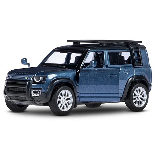 ТМ "Автопанорама" Машинка металл. 1:43 2020 Land Rover Defender 110, синий, инерция, откр. двери, в/к 17,5*12,5*6,5 см  в Джамбо Тойз #7